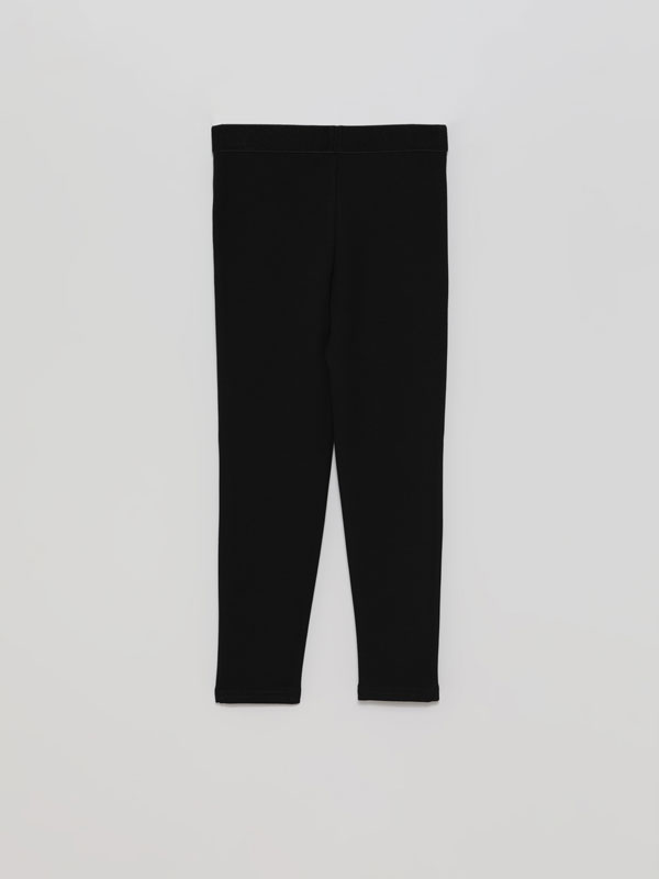 Legging básico de punto roma - LEGGINGS - TODA LA COLECCIÓN - NIÑA | 4- 14  años - NIÑOS - | Lefties ESPAÑA