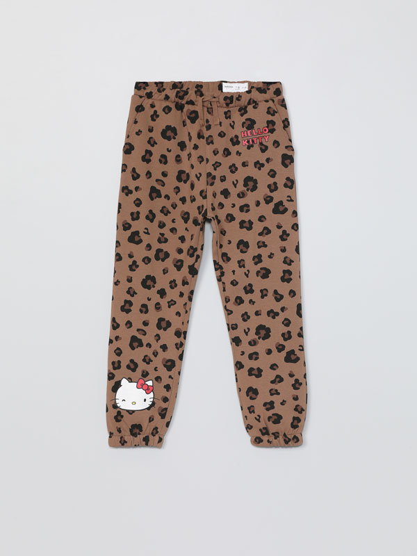 Hello Kitty ©SANRIO printed plush trousers