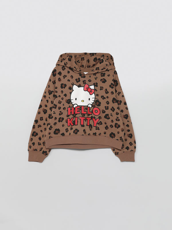 Sweatshirt estampada Hello Kitty ©SANRIO com capuz