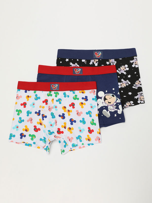 3-Pack of Mickey Mouse ©DISNEY print boxers