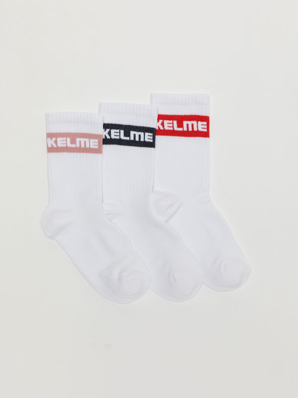 Pack de 3 pares de meias compridas da Kelme