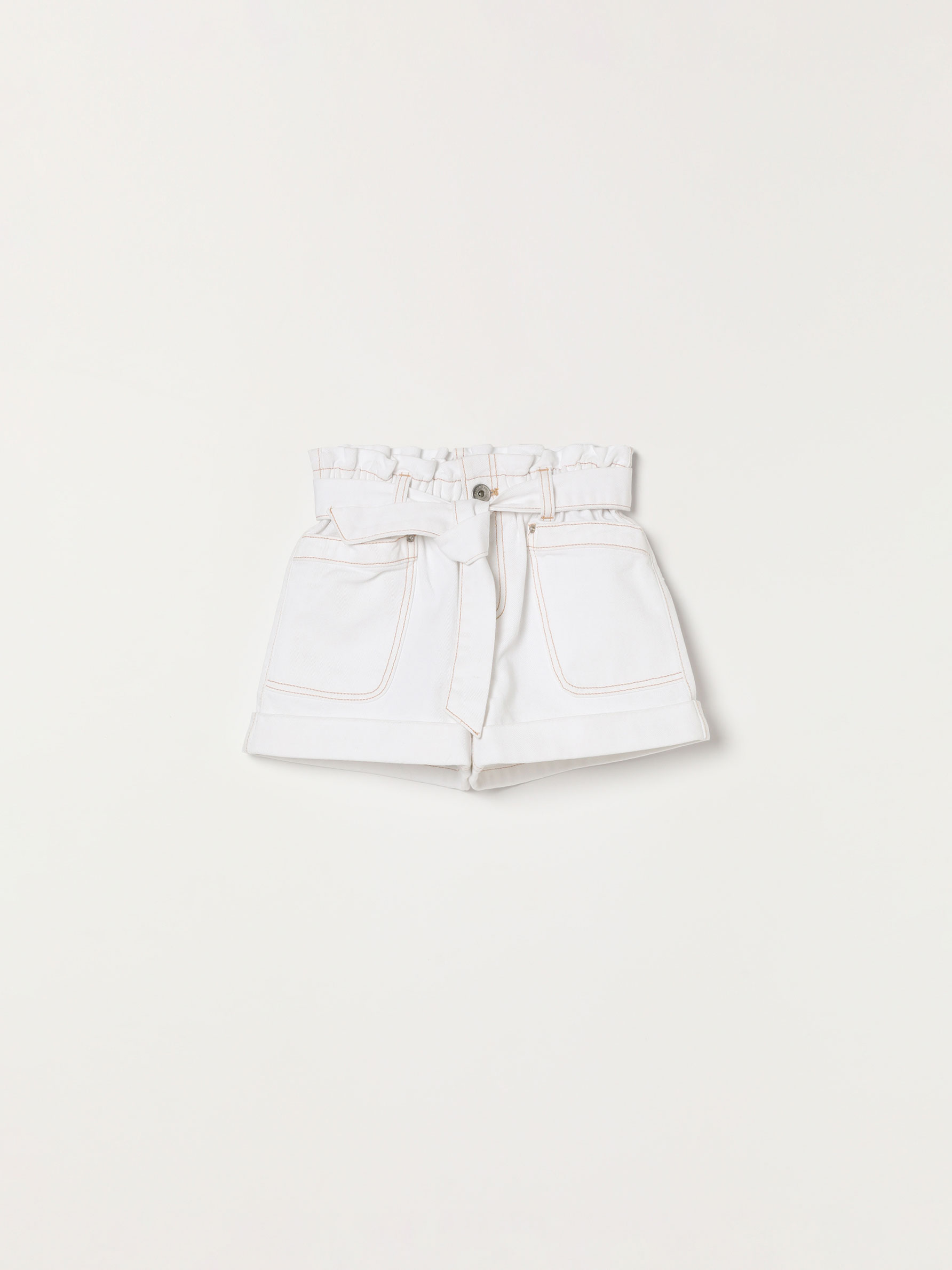 Tie-belt denim shorts - JEANS - THE 