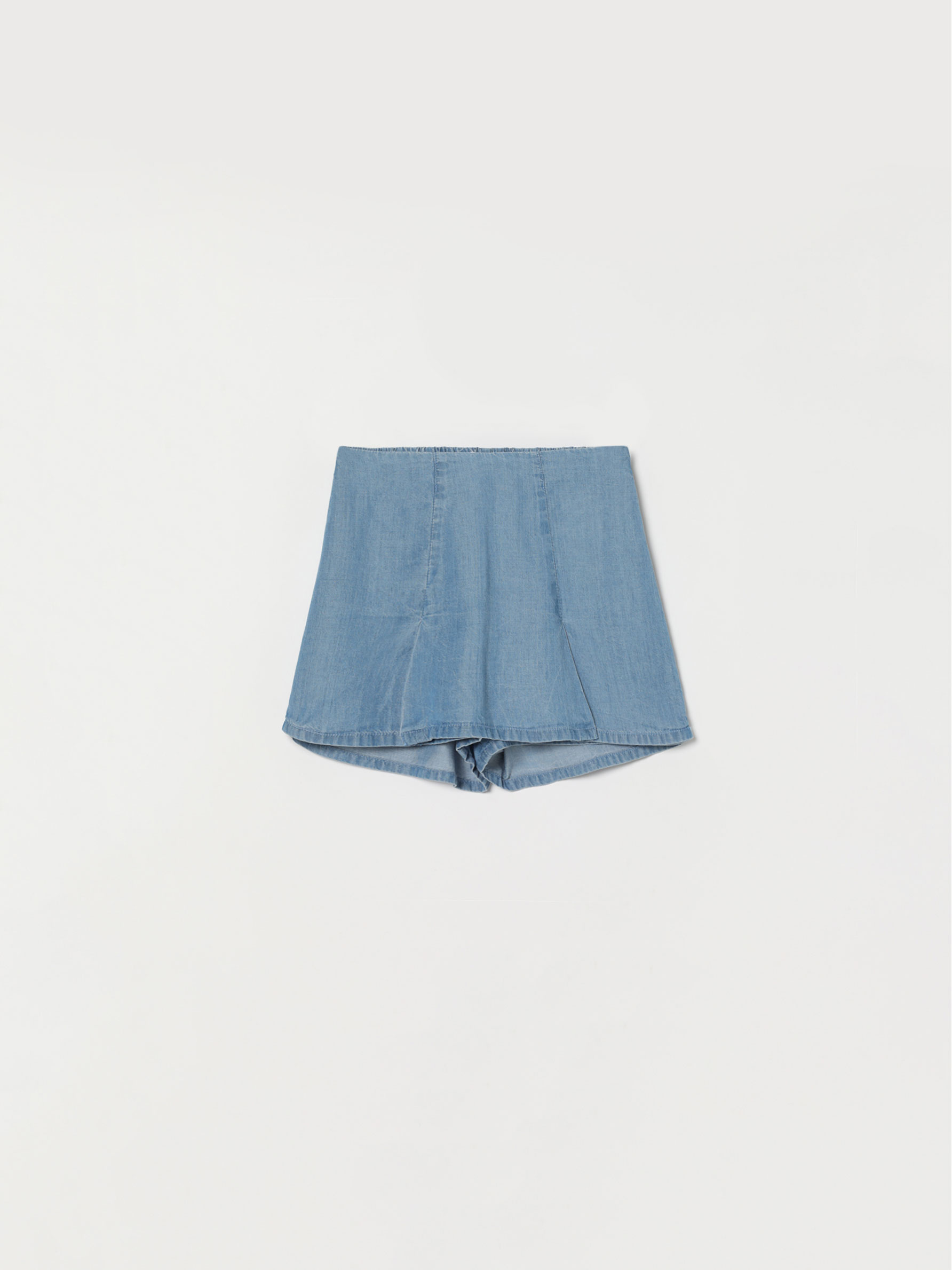 Falda pantalón vaquera ligera - JEANS - TODA LA COLECCIÓN - NIÑA | 4- 14  años - NIÑOS - | Lefties ESPAÑA
