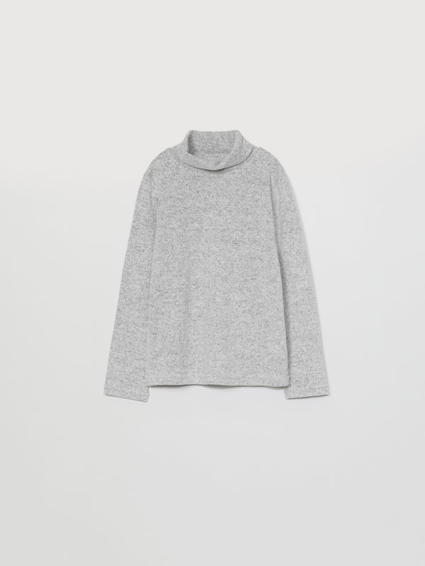 Knit turtleneck sweater