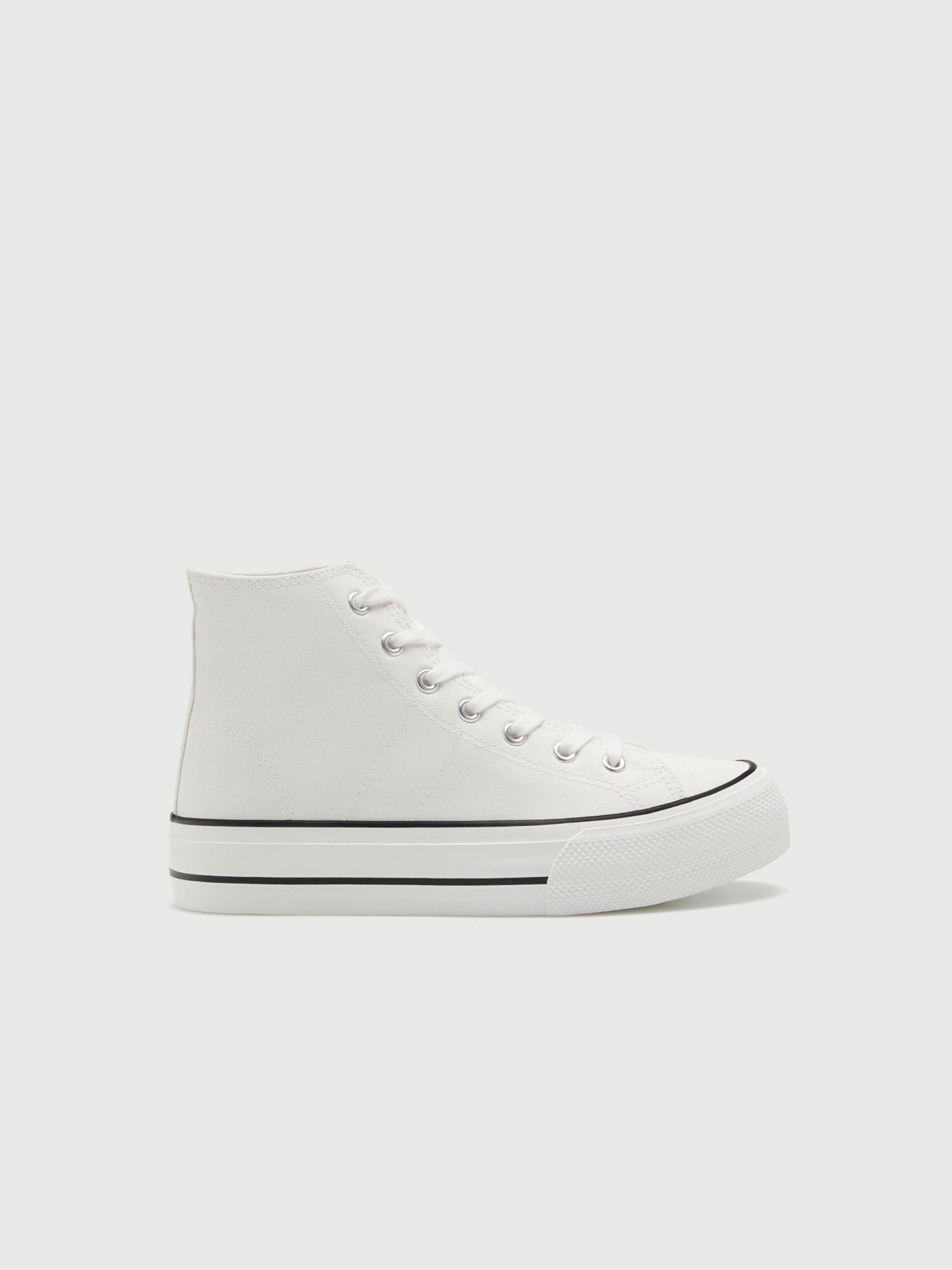 Zapatilla botín bloque canvas - - | Lefties ESPAÑA