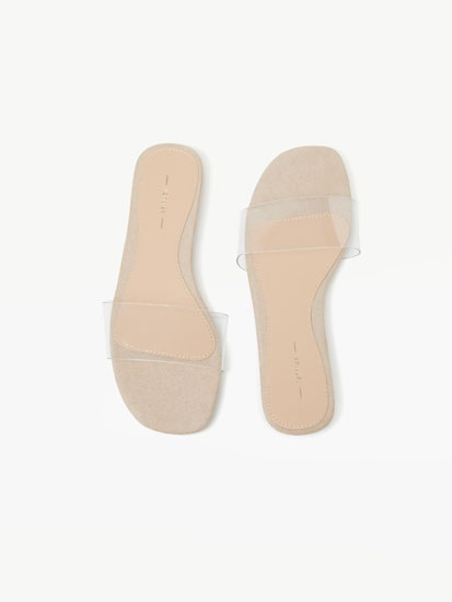 sandalias transparentes lefties