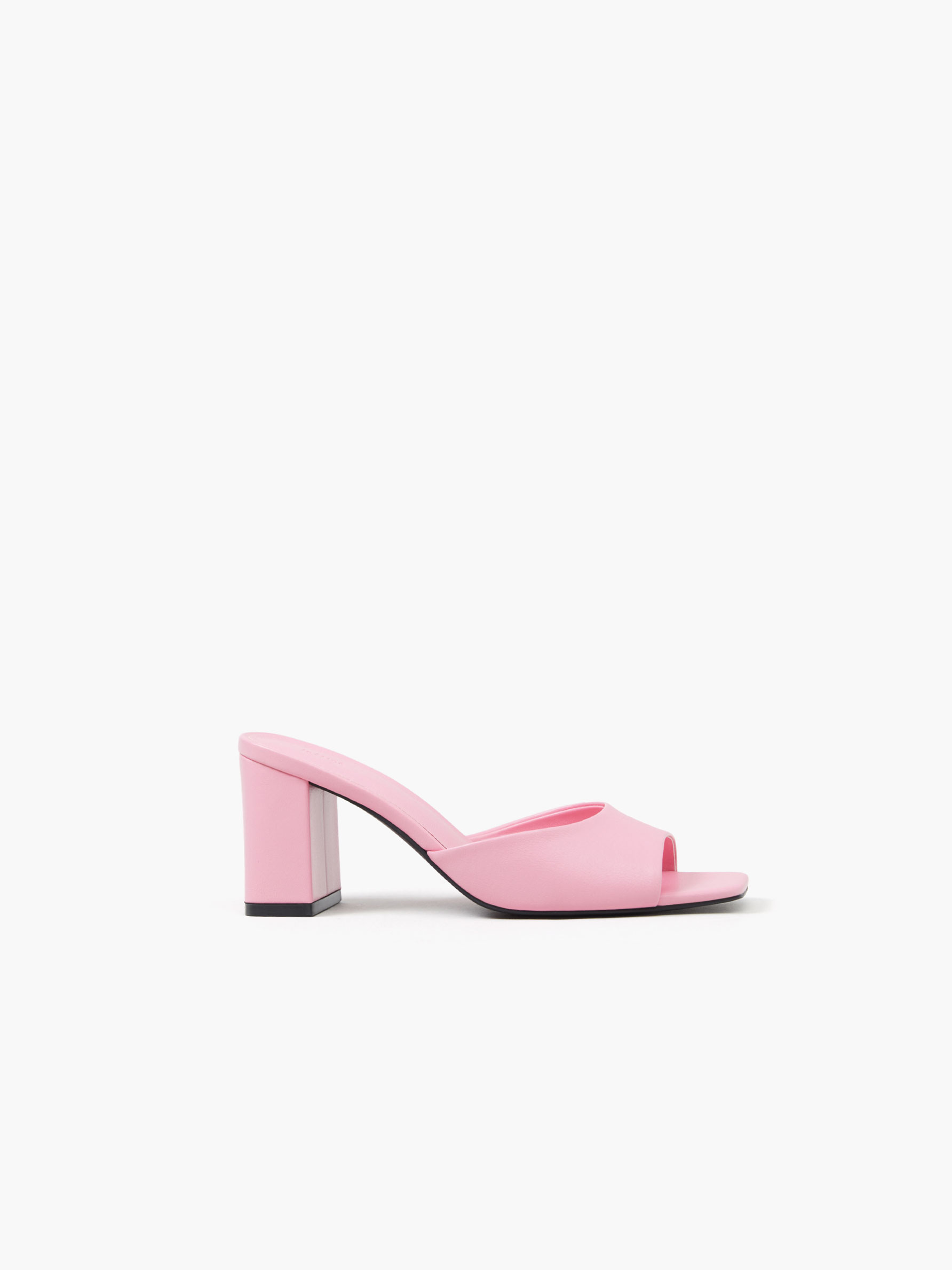 Sandalia mule tacón - Sandalias Tacón - ZAPATOS - TODA LA COLECCIÓN - MUJER  - | Lefties España (Canarias)