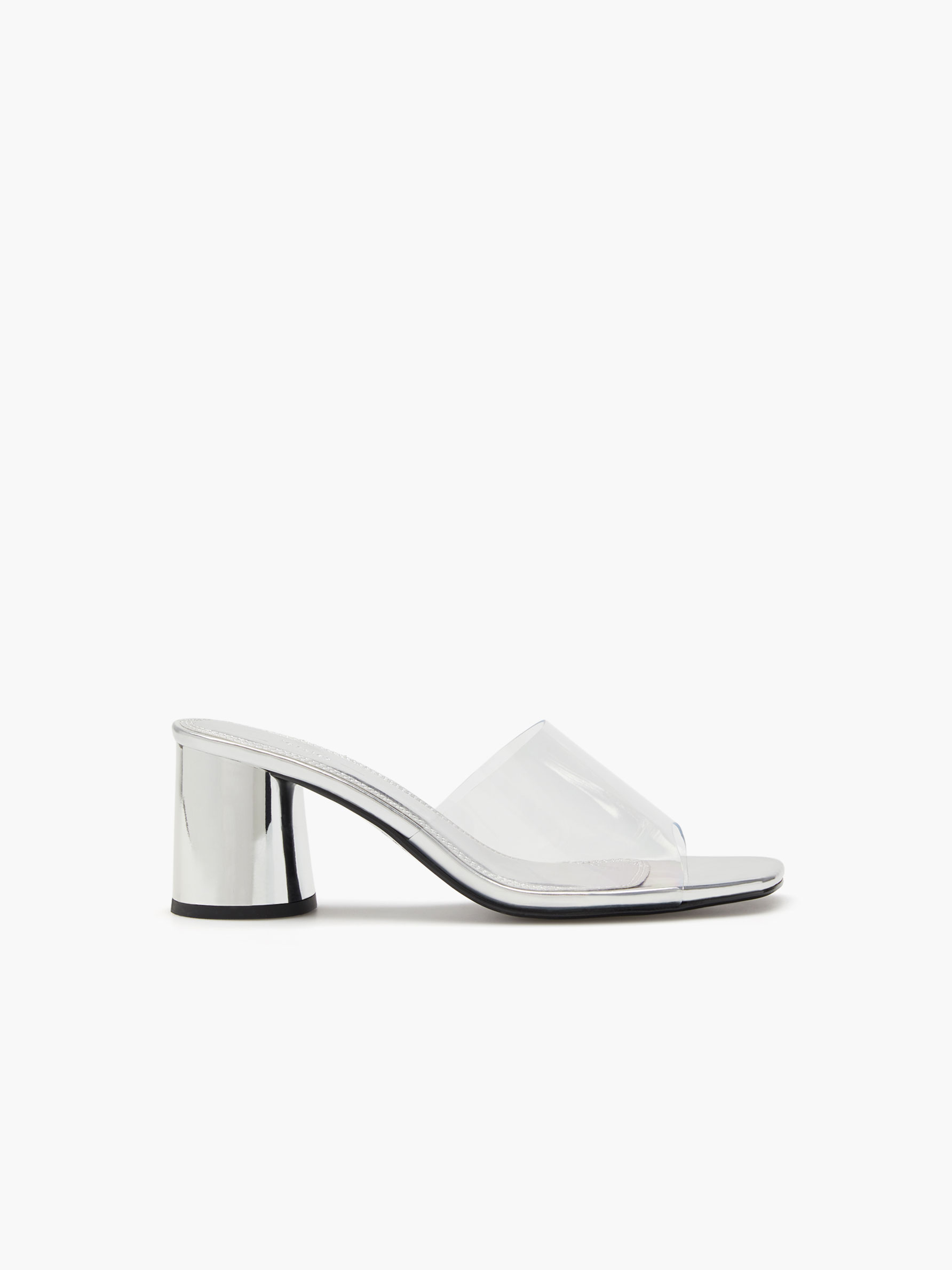 Metallic heeled sandals - FOOTWEAR 