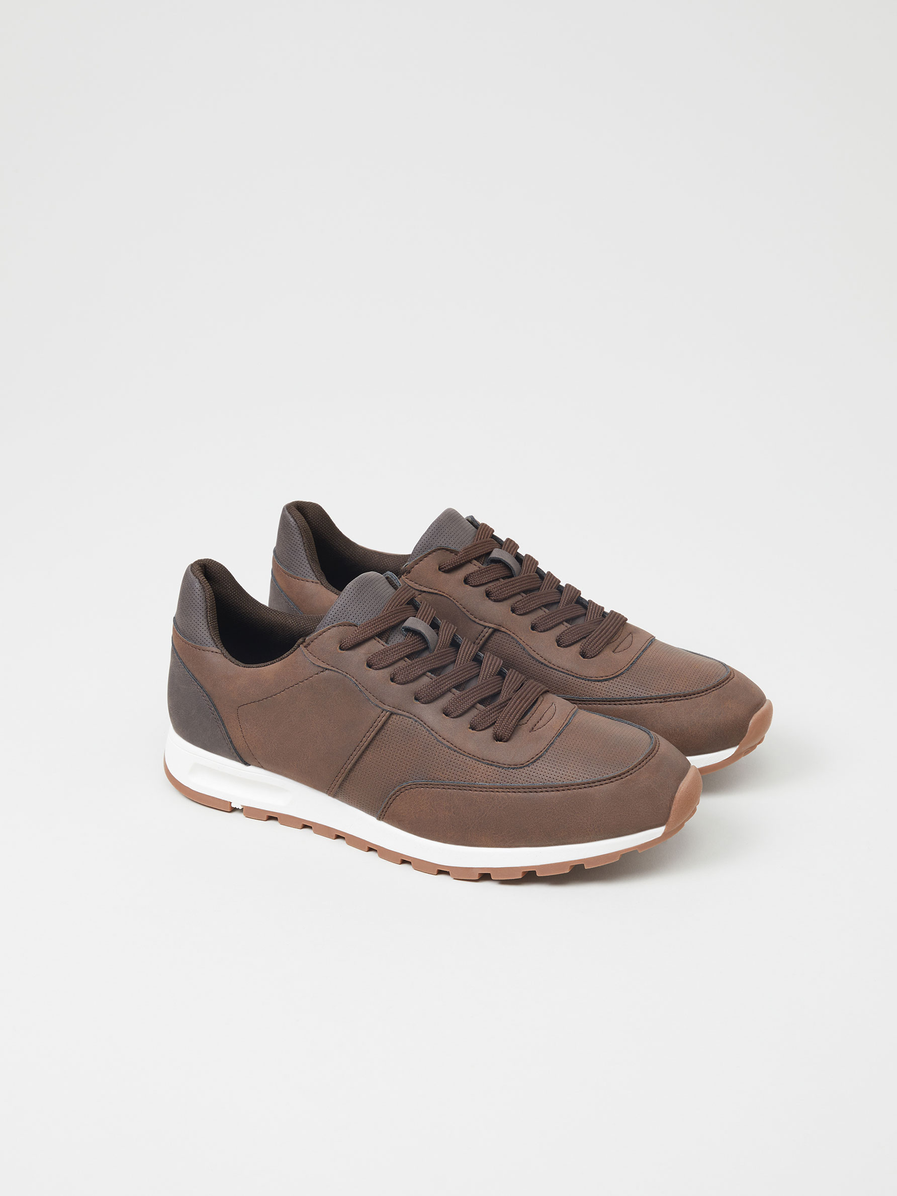 smart leather sneakers