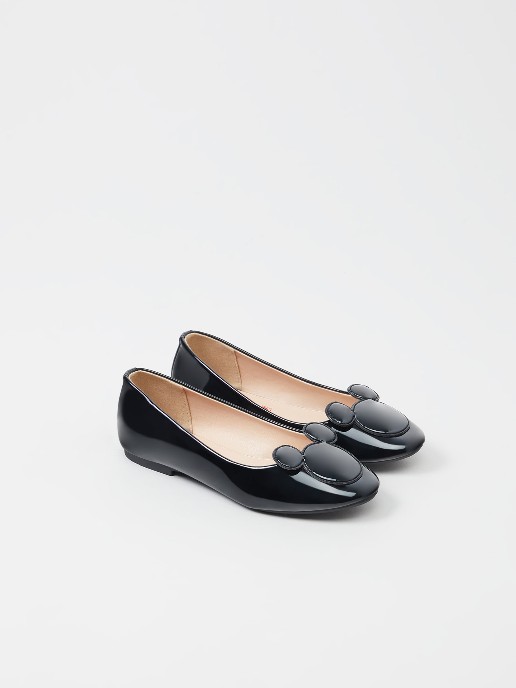 zara mickey flat shoes