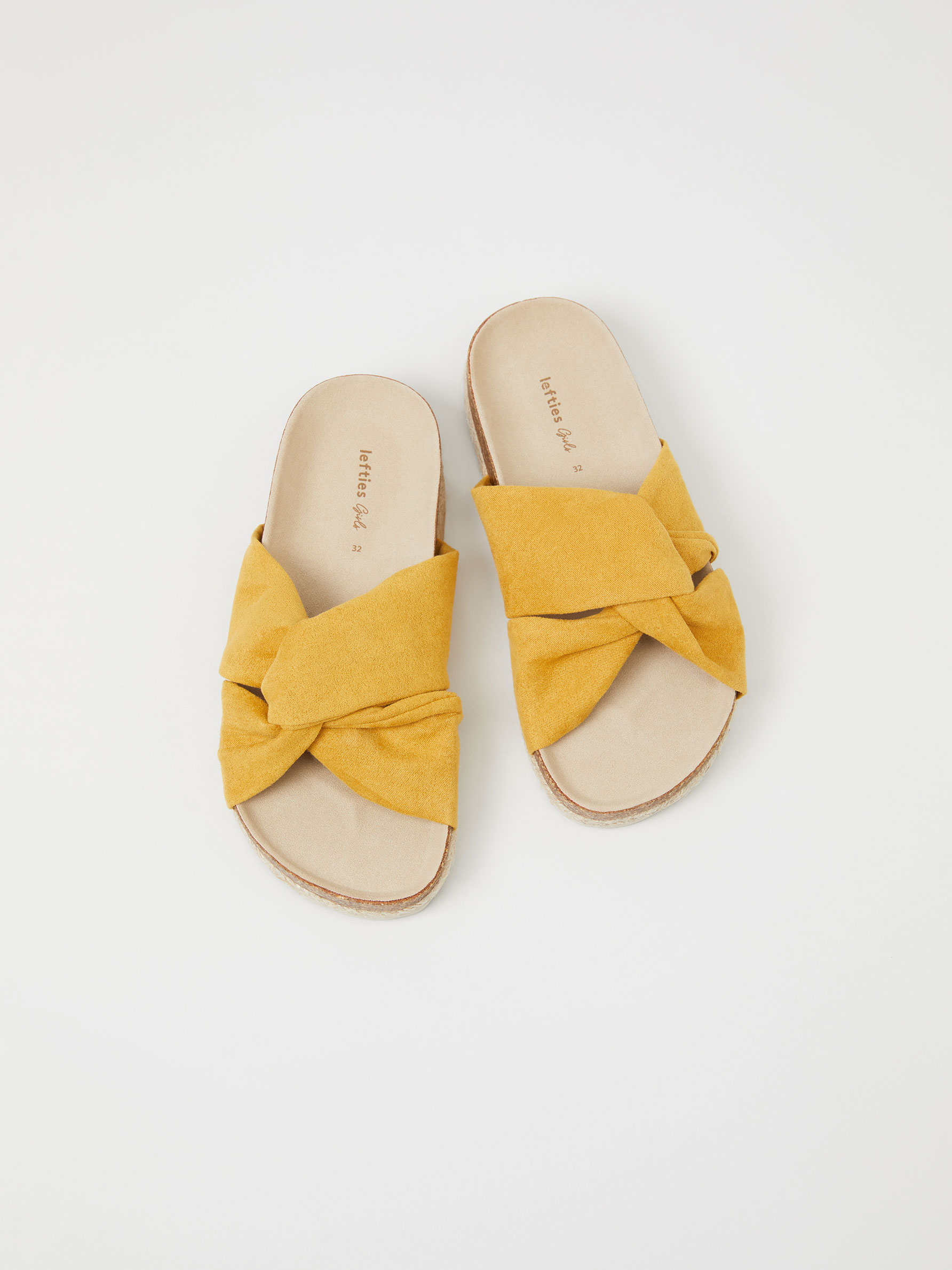 Sandalia yute plataforma - Sandalias - ZAPATOS - TODA LA COLECCIÓN - NIÑA |  4- 14 años - NIÑOS - | Lefties ESPAÑA