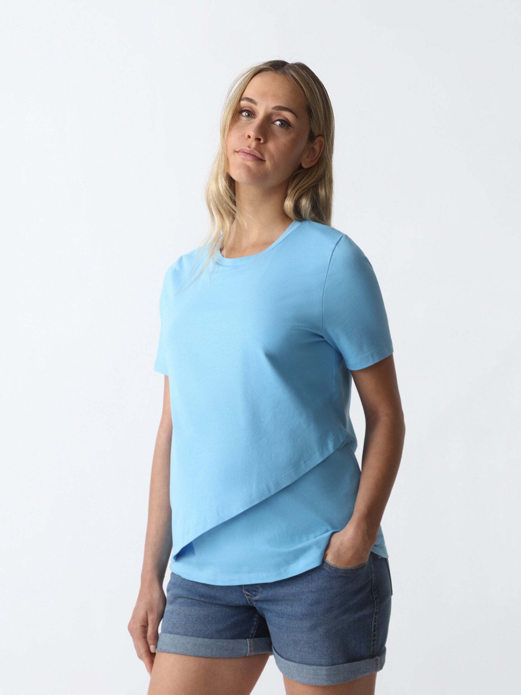 Camiseta manga corta de premamá - Partes de - Premamá - - Mujer - | Lefties ESPAÑA
