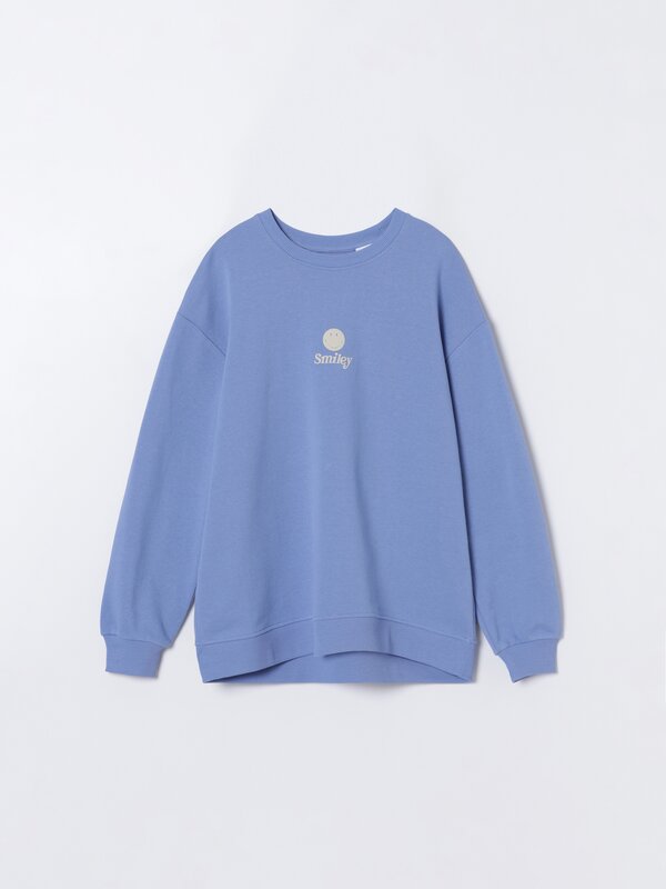 Smiley® print sweatshirt