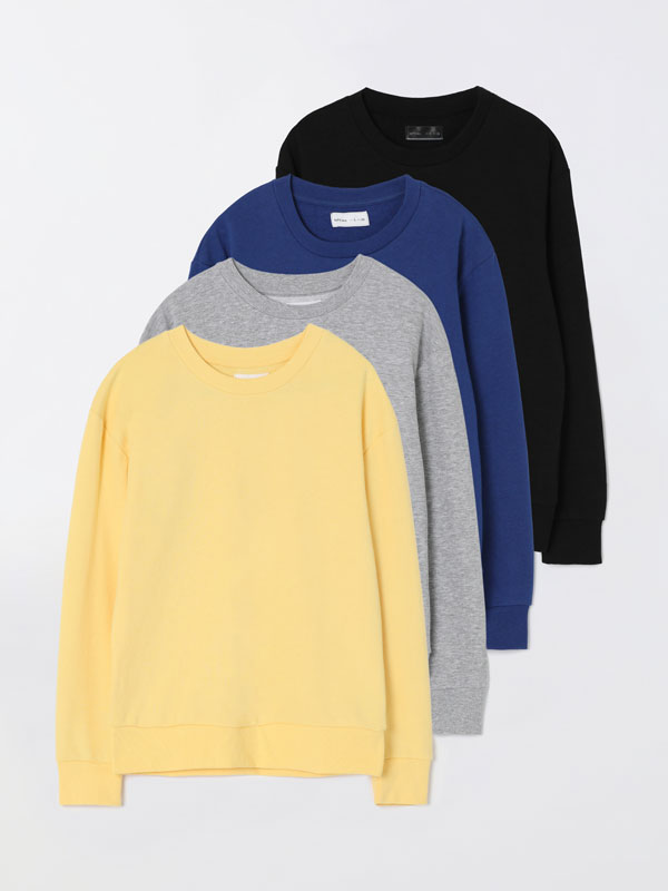 Pack of 4 matching tracksuit sweatshirts