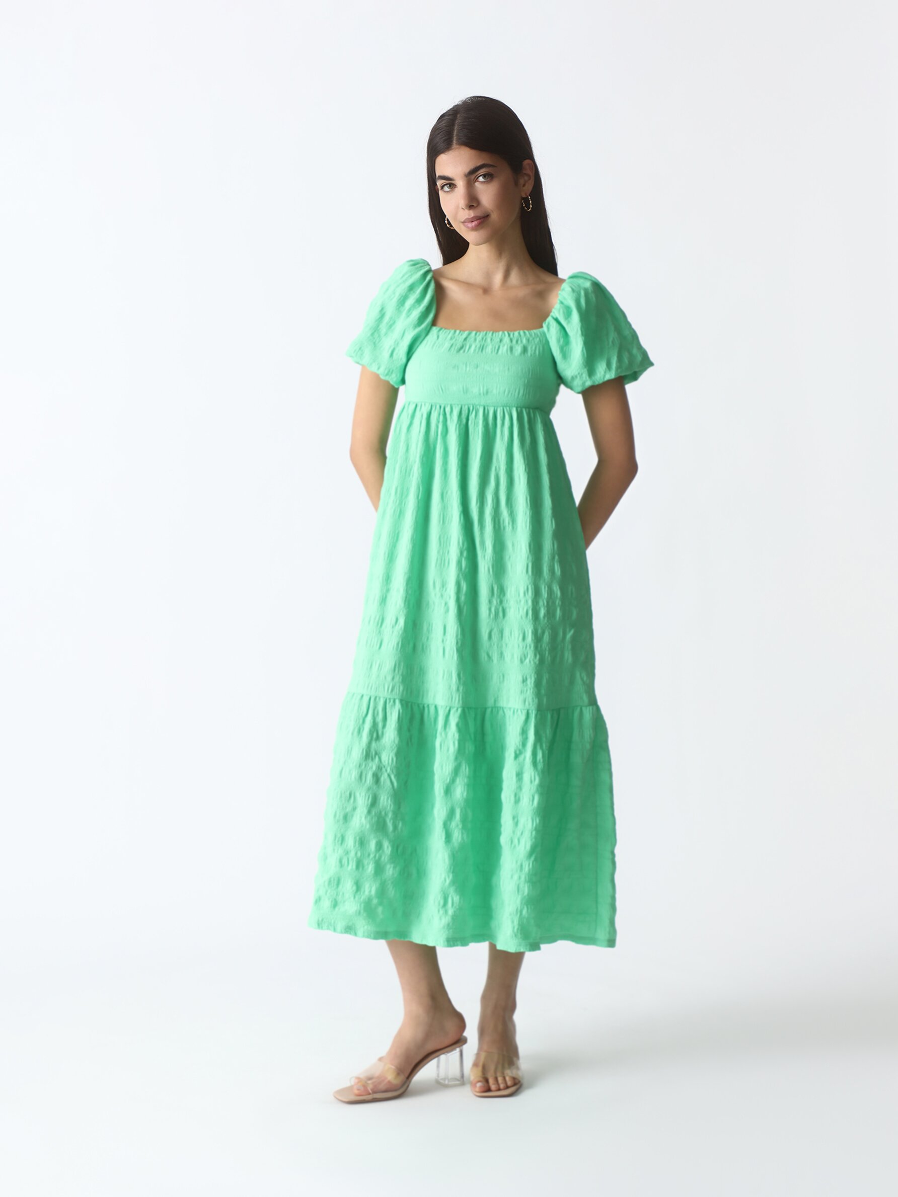 Vestido verde lefties new arrivals