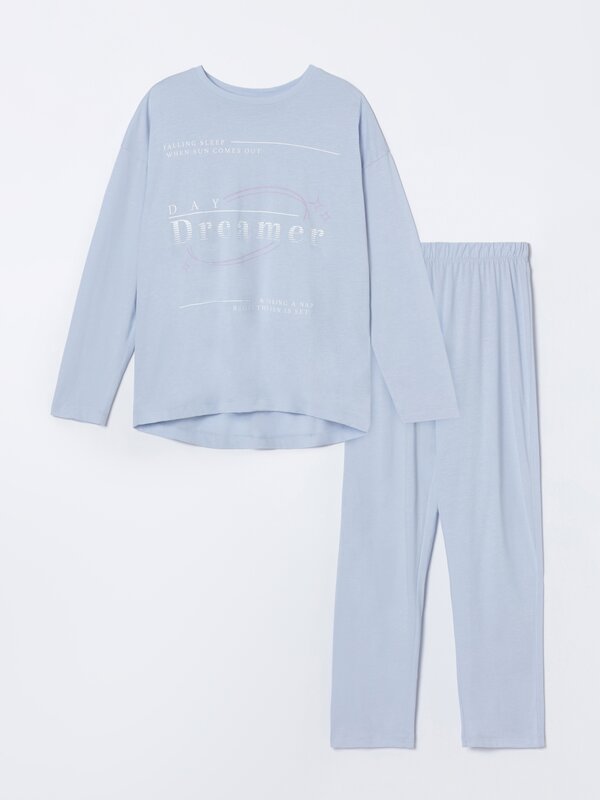 Print long pyjama set