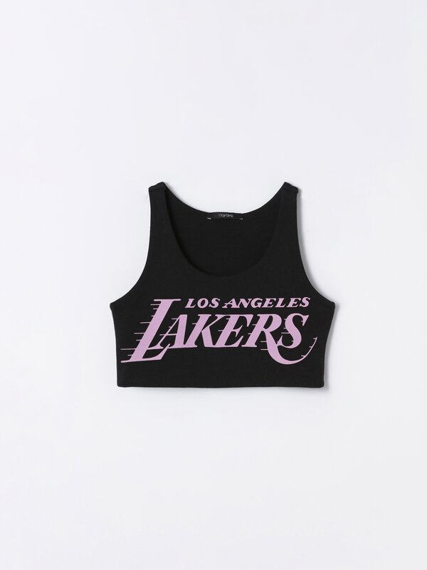 Lakers crop hot sale top shirt