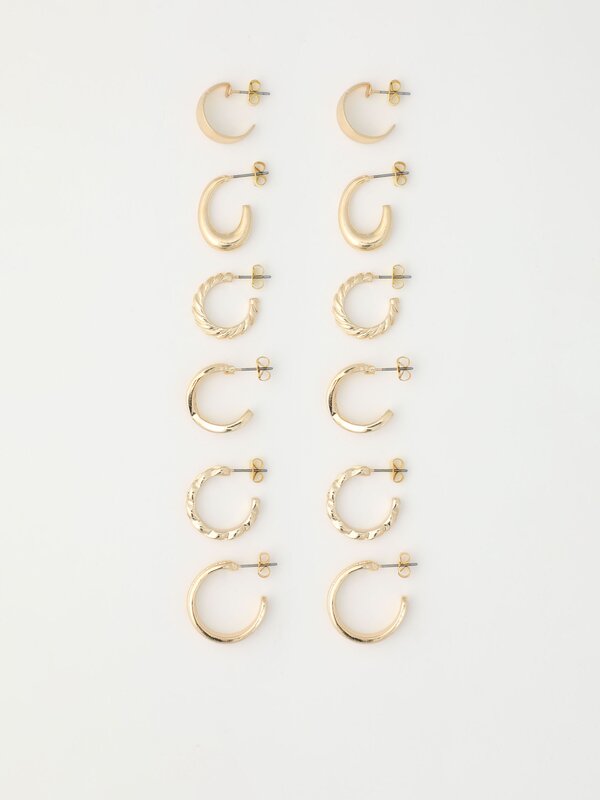 6-Pack of assorted earrings