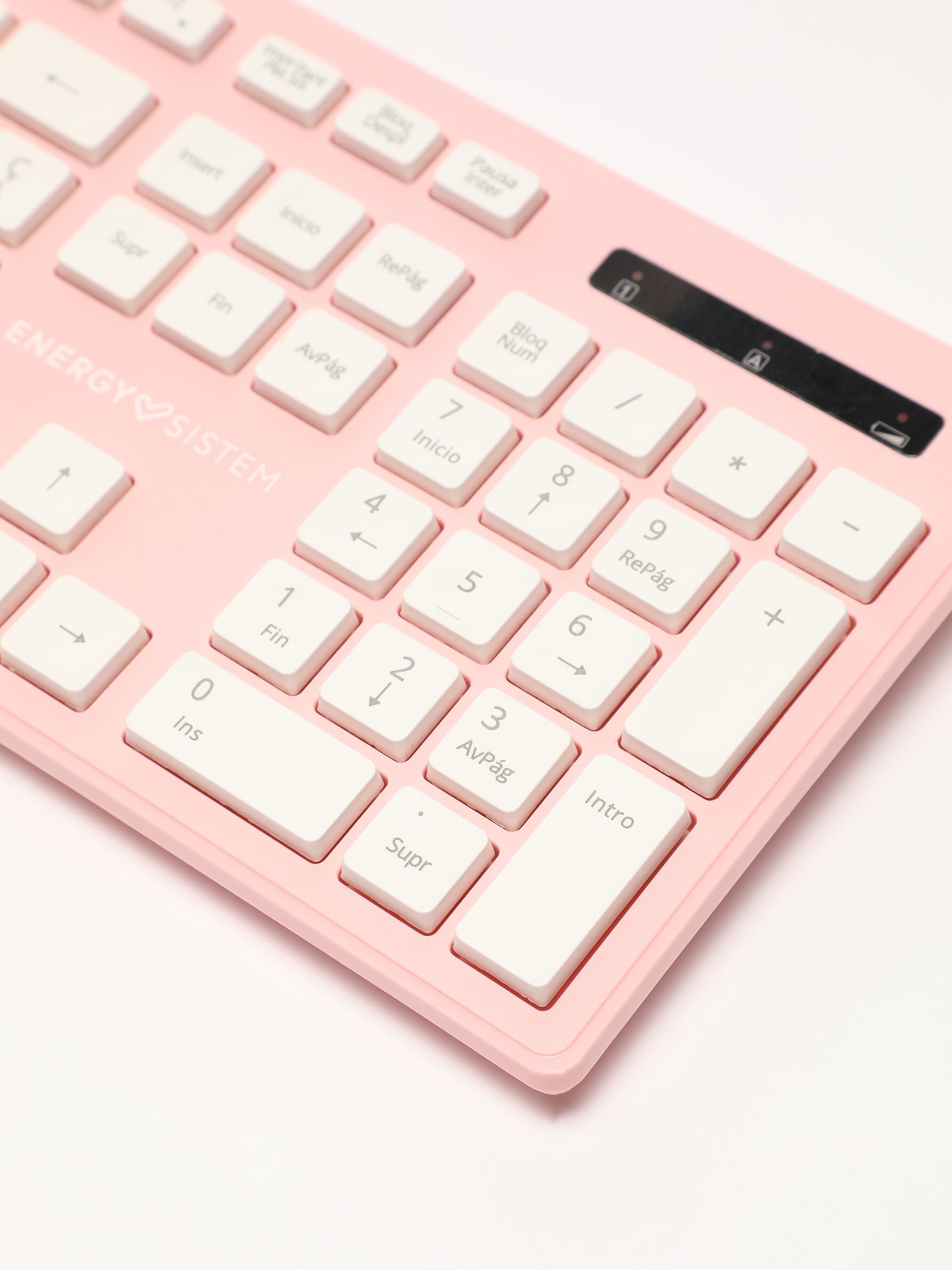 Teclado y best sale raton inalambrico rosa