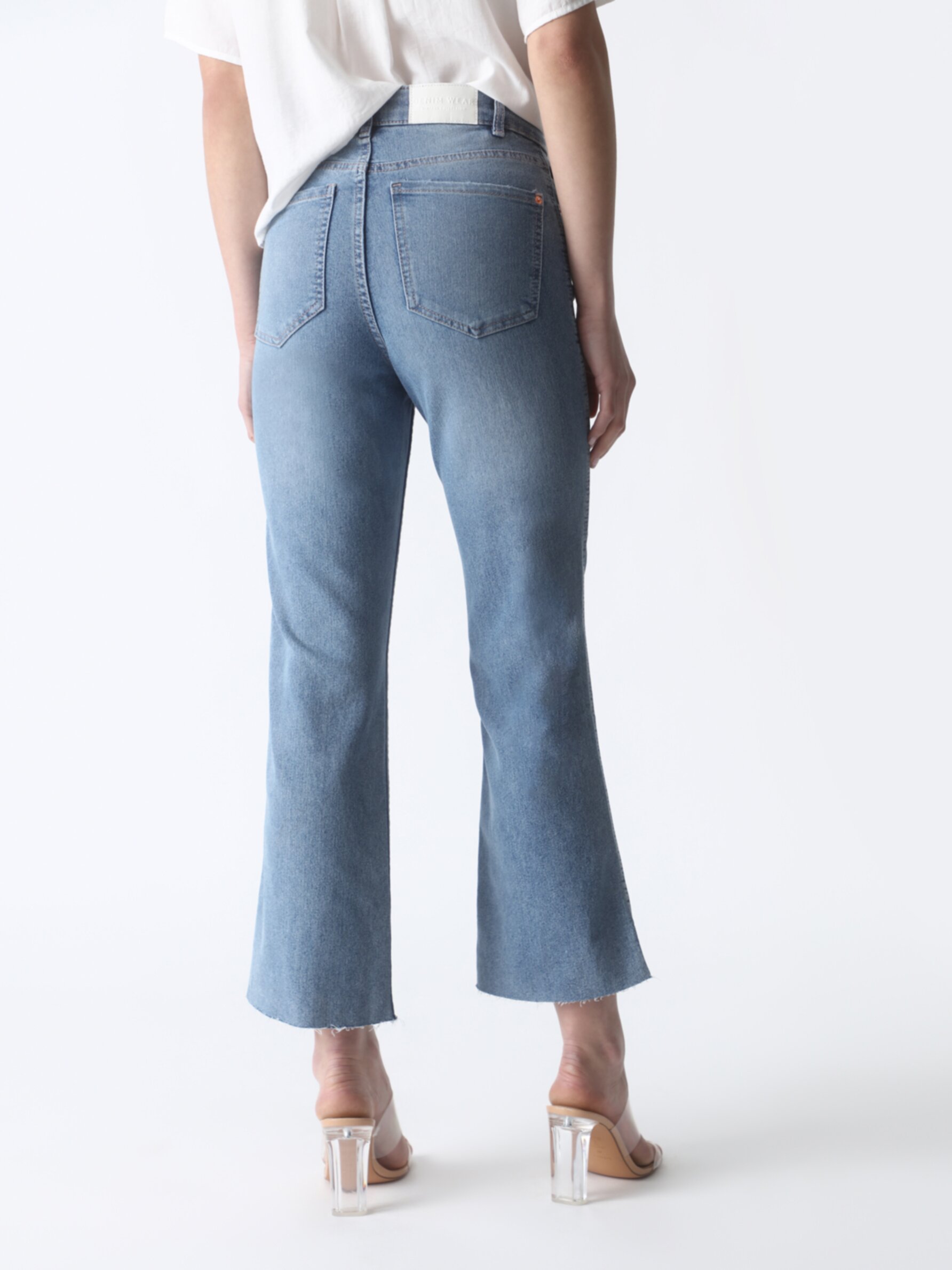 Mini flared jeans - Flared - Jeans - CLOTHING - Woman 