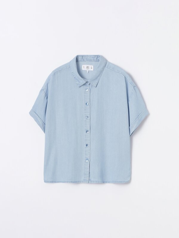 Short sleeve rustic shirt