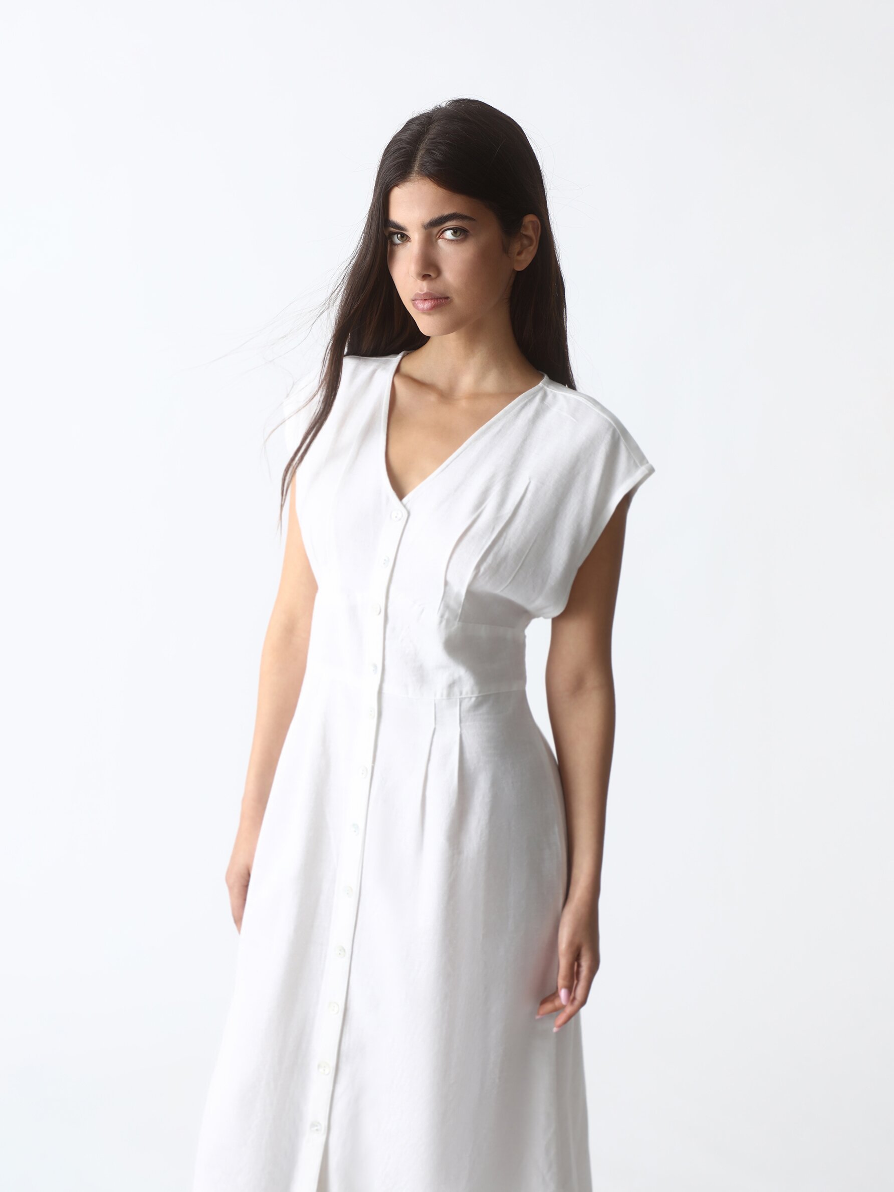 Vestido best sale blanco lefties