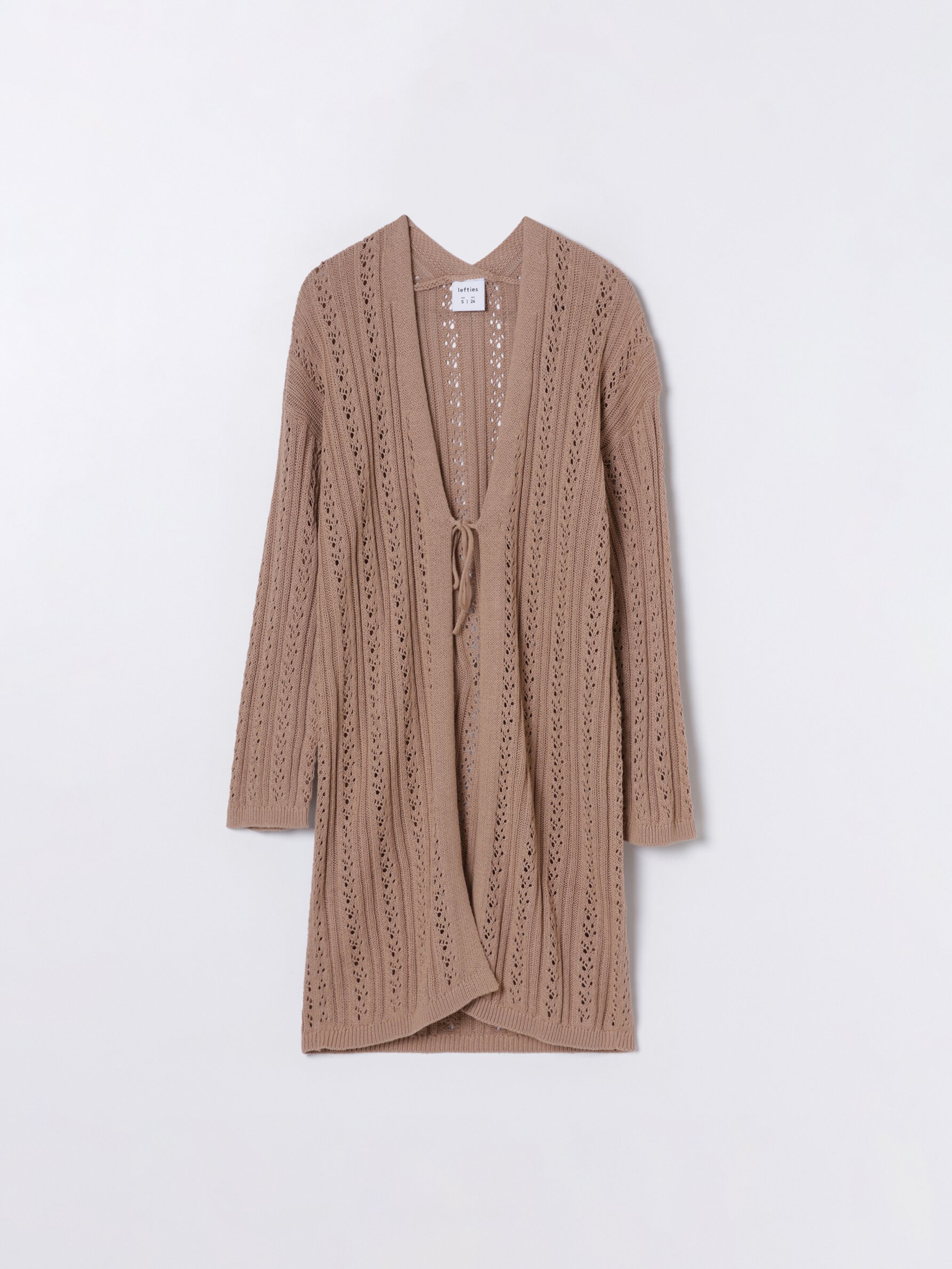 Open clearance wool cardigan