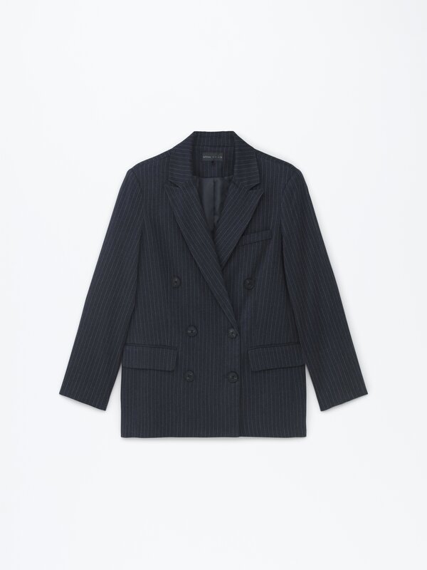 Blazer con doble botonadura