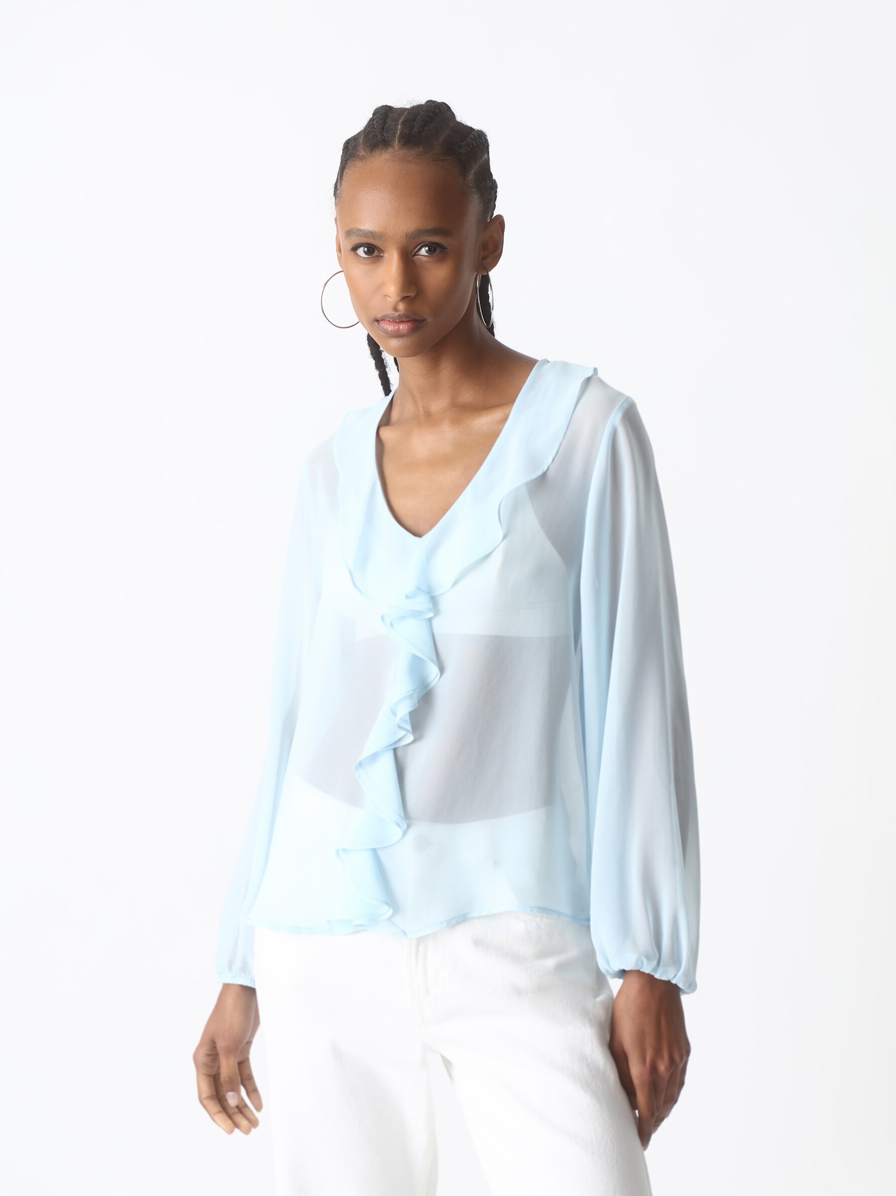 Frilled shirt