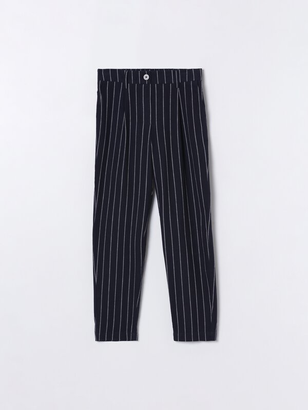 Smart striped trousers