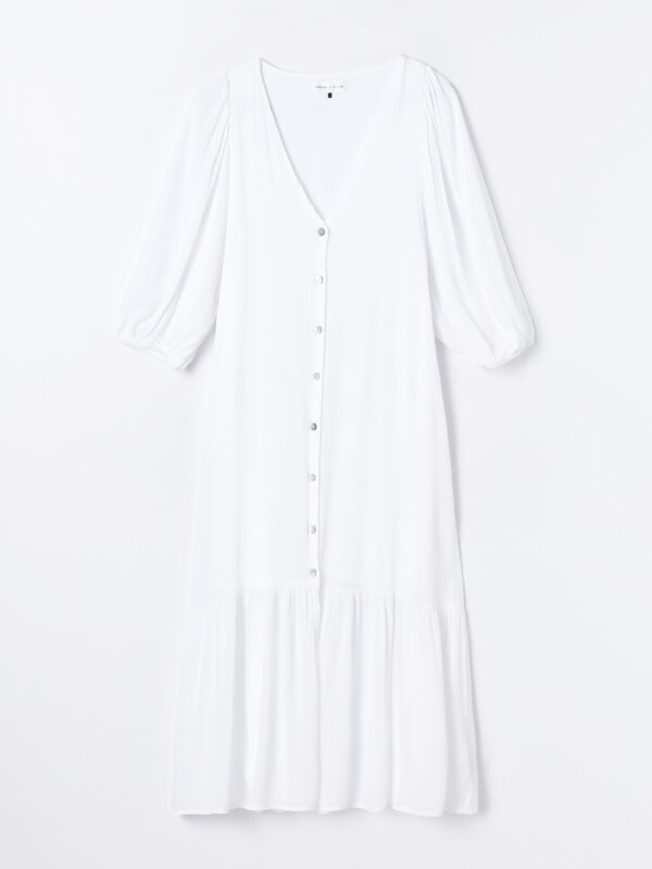 Flowing midi dress