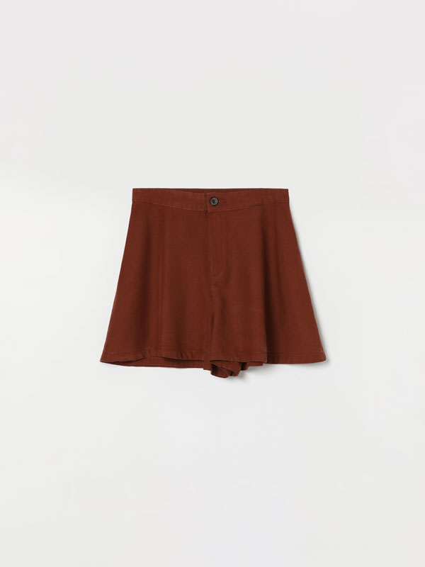 Rustic shorts Skirts Shorts CLOTHING Woman Lefties Egypt