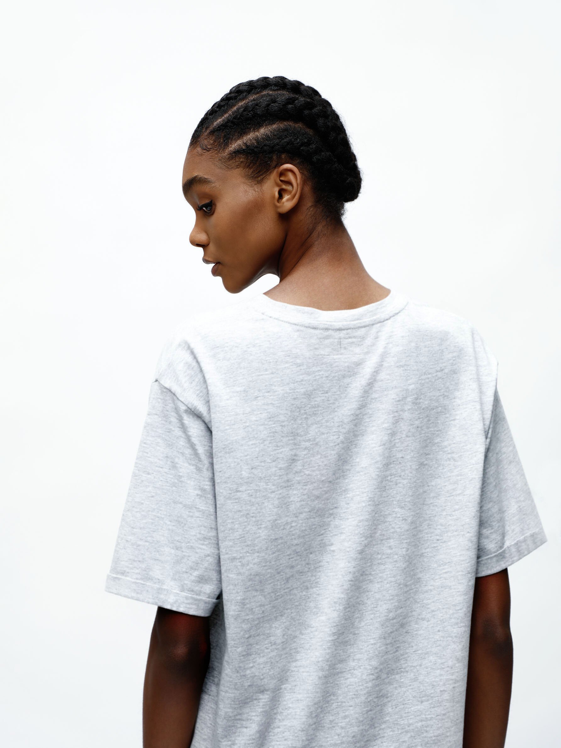 Oversized gray hotsell t shirt