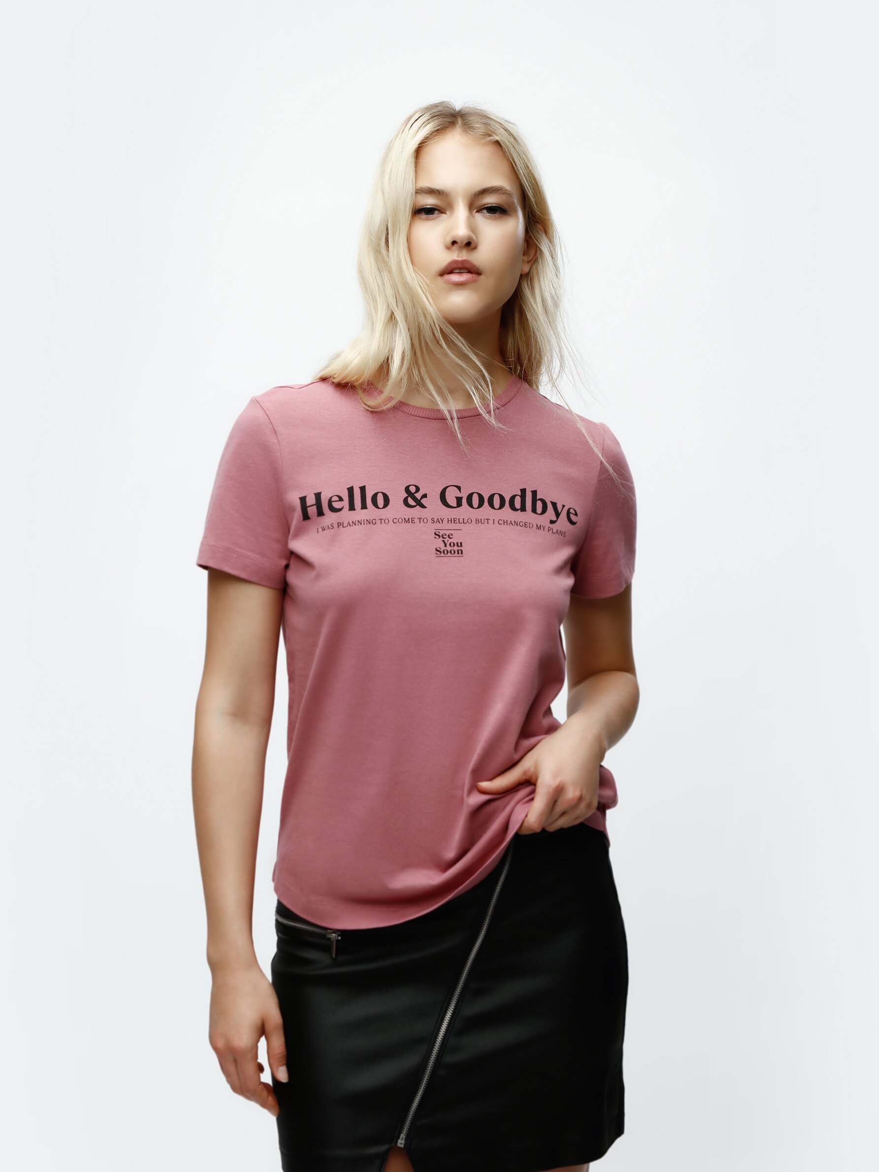 Lefties camisetas basicas discount mujer