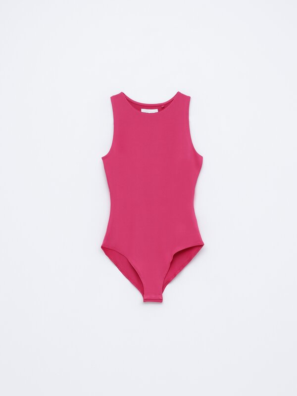 Strappy stretch bodysuit