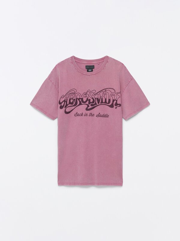 Aerosmith print T-shirt