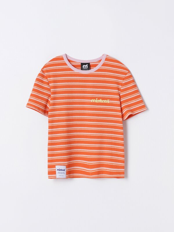 Mistral x Lefties cropped T-shirt