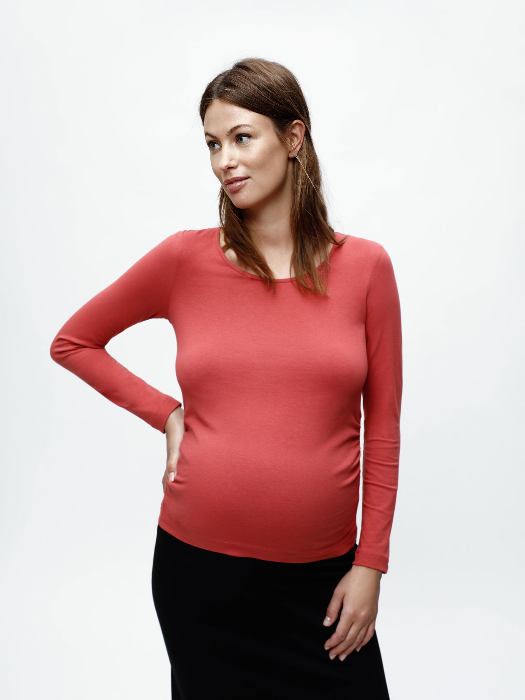 Long sleeve outlet nursing top