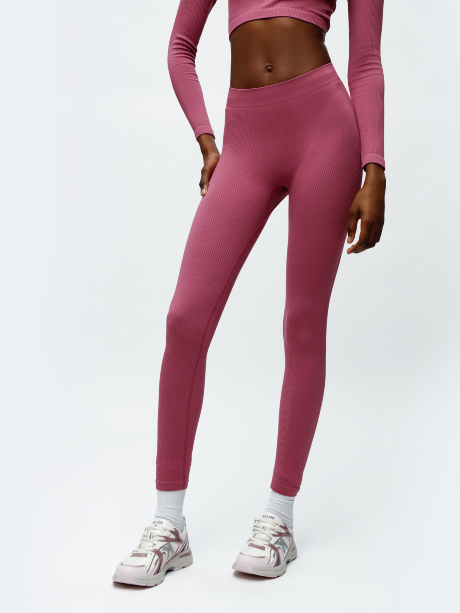 Pink leggings outlet sale