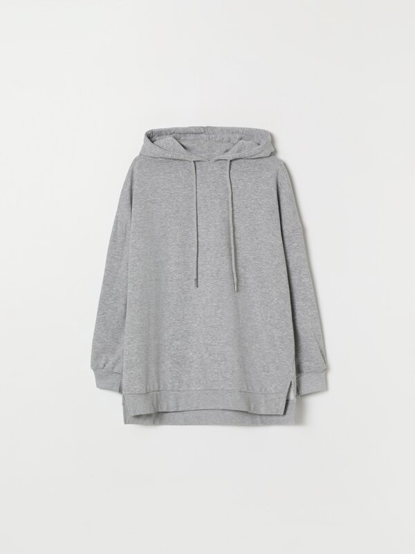 Sudadera 2025 gris mujer