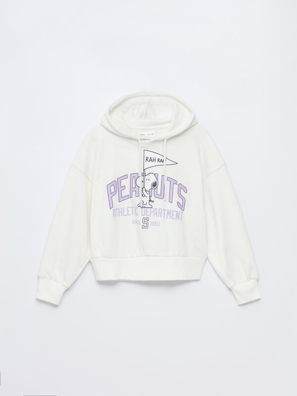Peanuts™ cropped hoodie