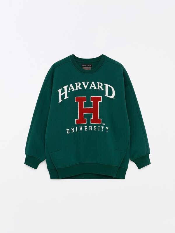 Harvard baskılı sweatshirt