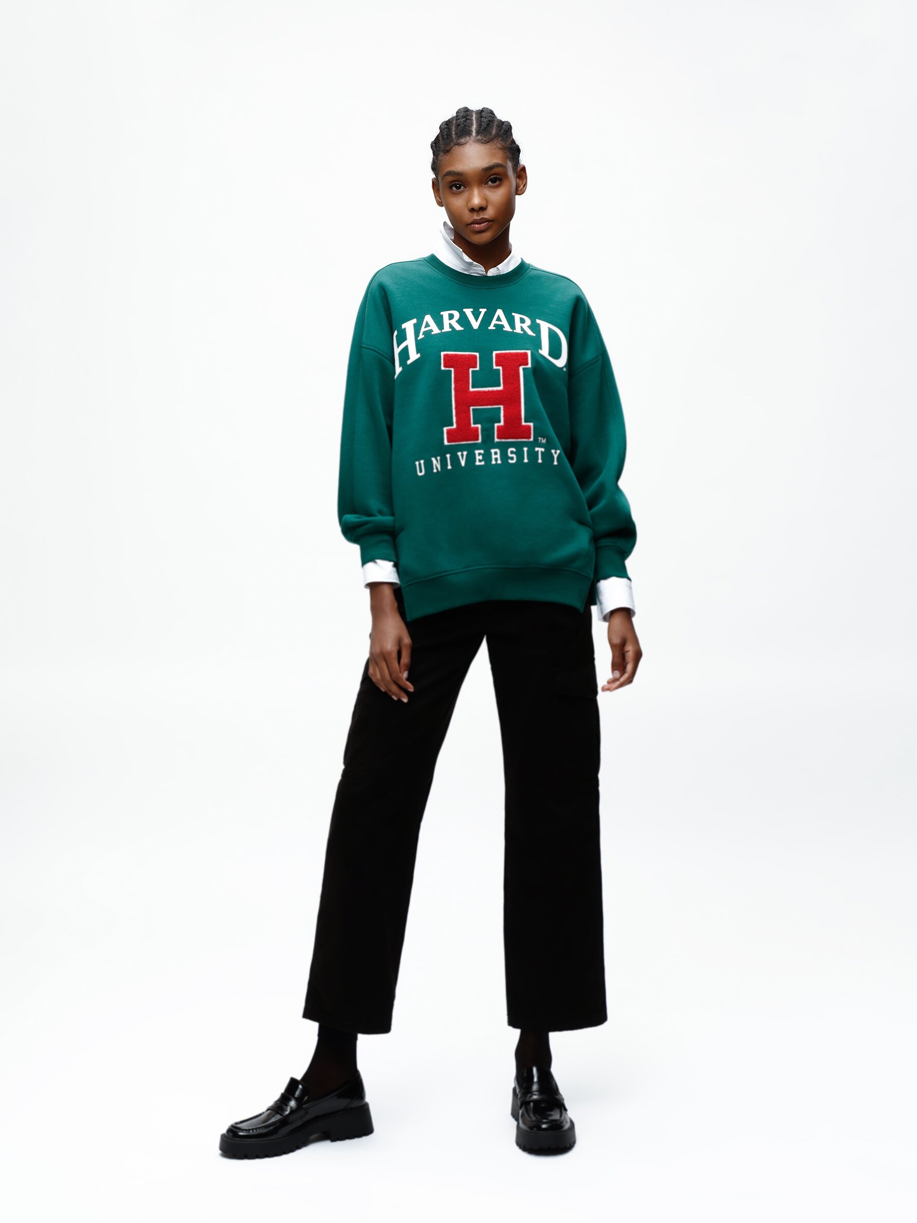 H and clearance m harvard sweatshirt