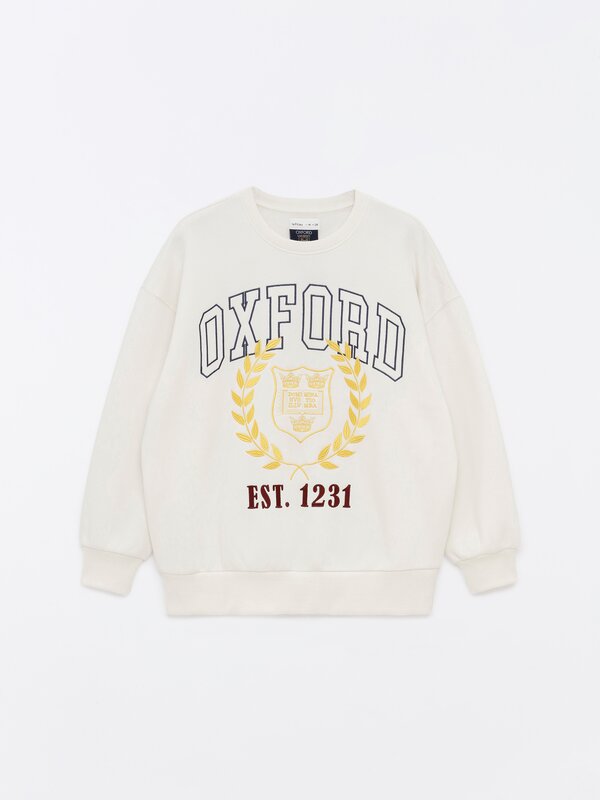 Sweatshirt with Oxford University embroidery Sweatshirts