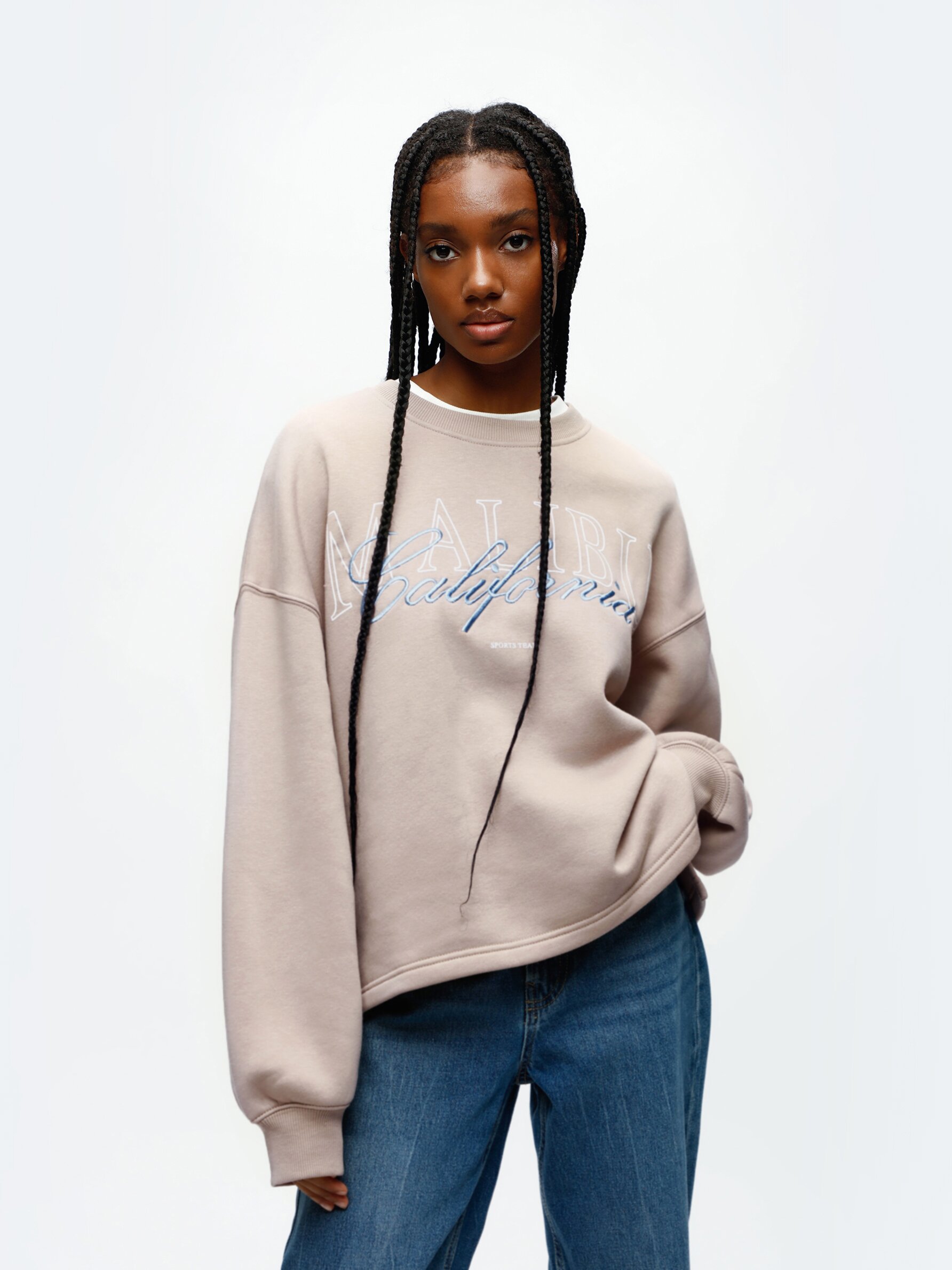 Sweatshirt long outlet sleeve