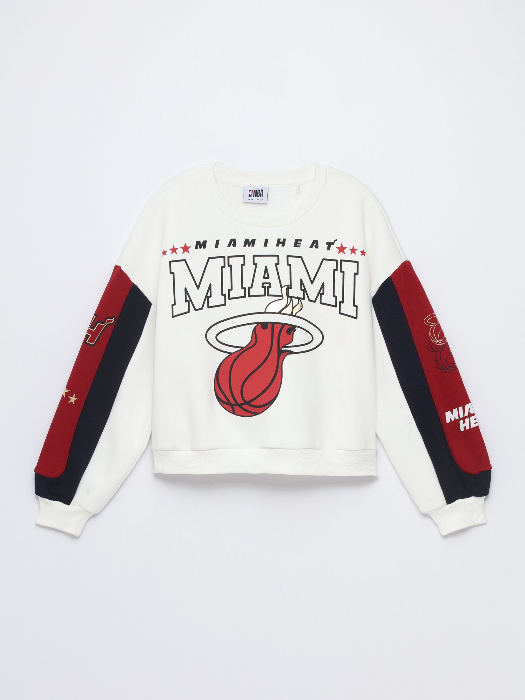 Miami Heats NBA colour block sweatshirt Sweatshirts CLOTHING