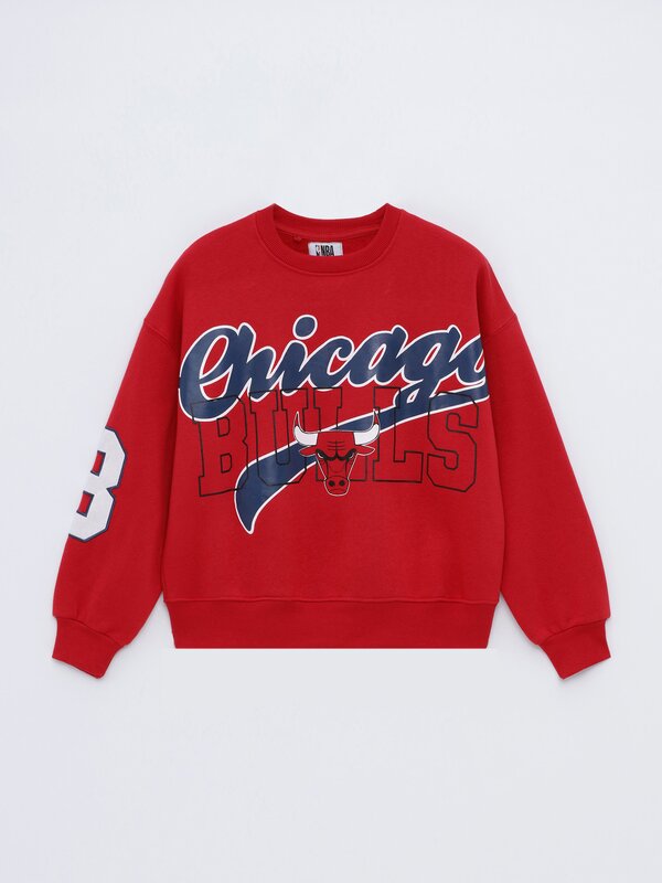 Chicago Bulls NBA maxi print sweatshirt