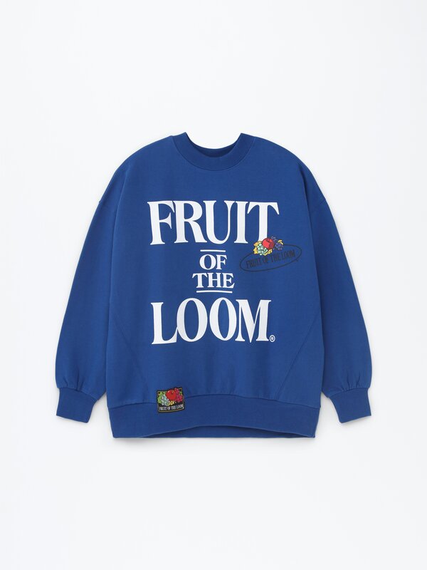 Fruit of the Loom ® print long sleeve sweatshirt