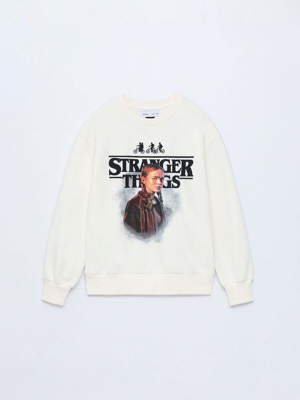 Sudadera blanca stranger outlet things