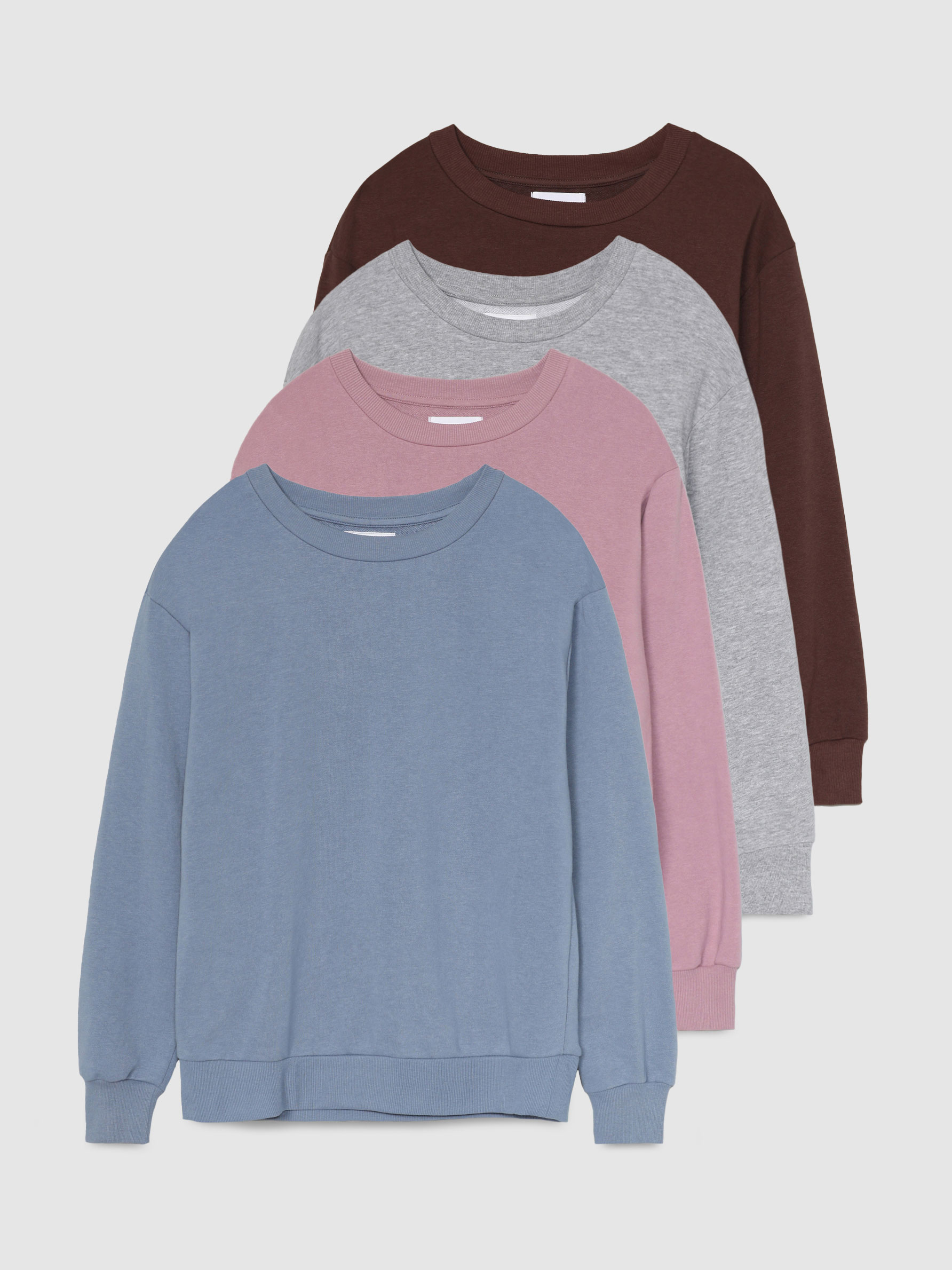 Pack of 4 basic sweatshirts